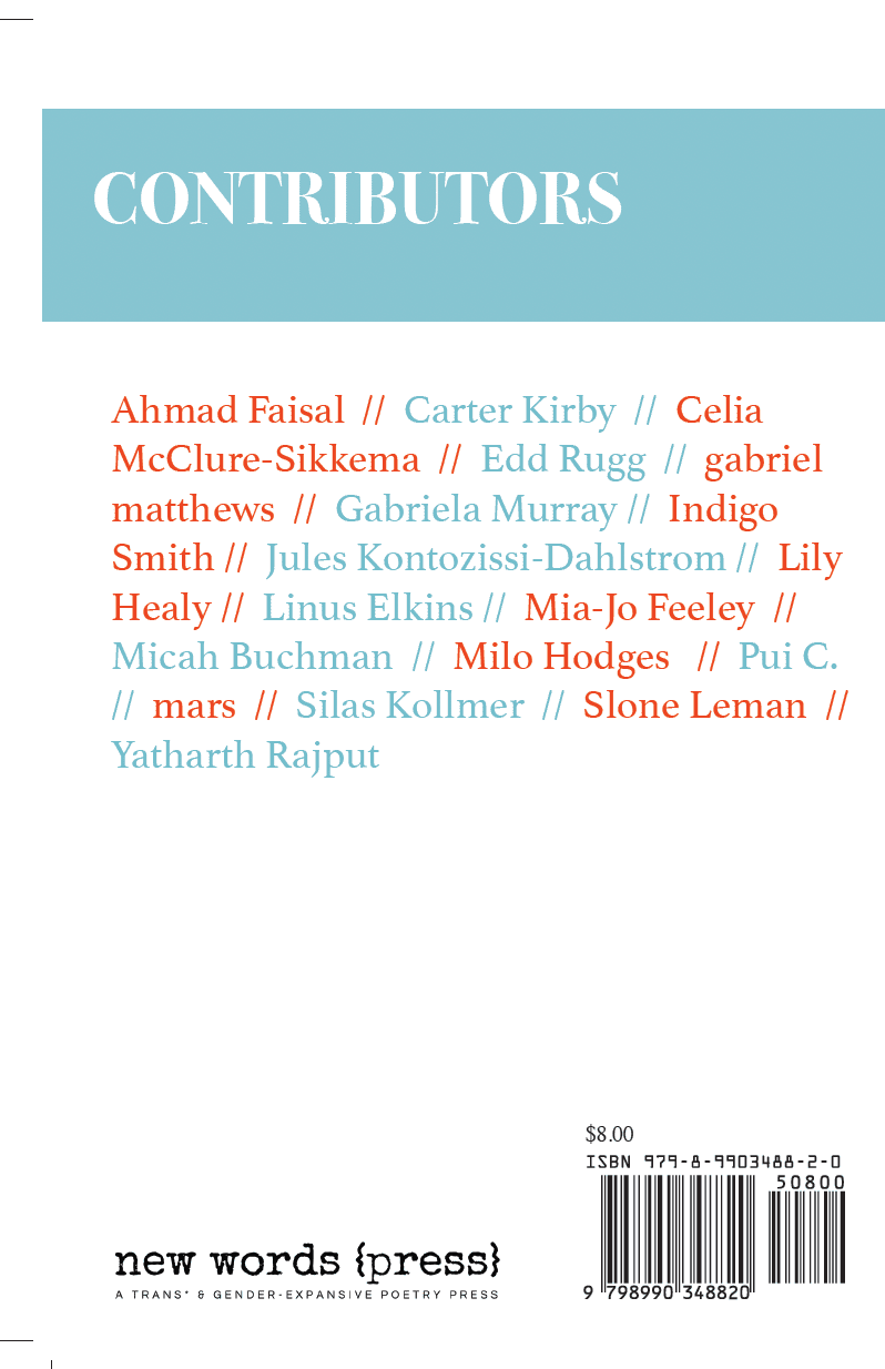 new words young poets vol. 1