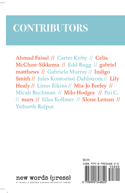 new words young poets vol. 1